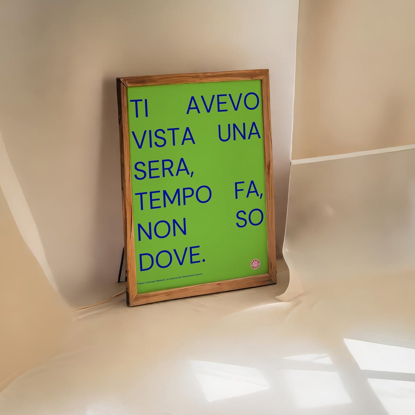 Ti avevo vista