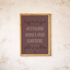 Occupazioni oziose