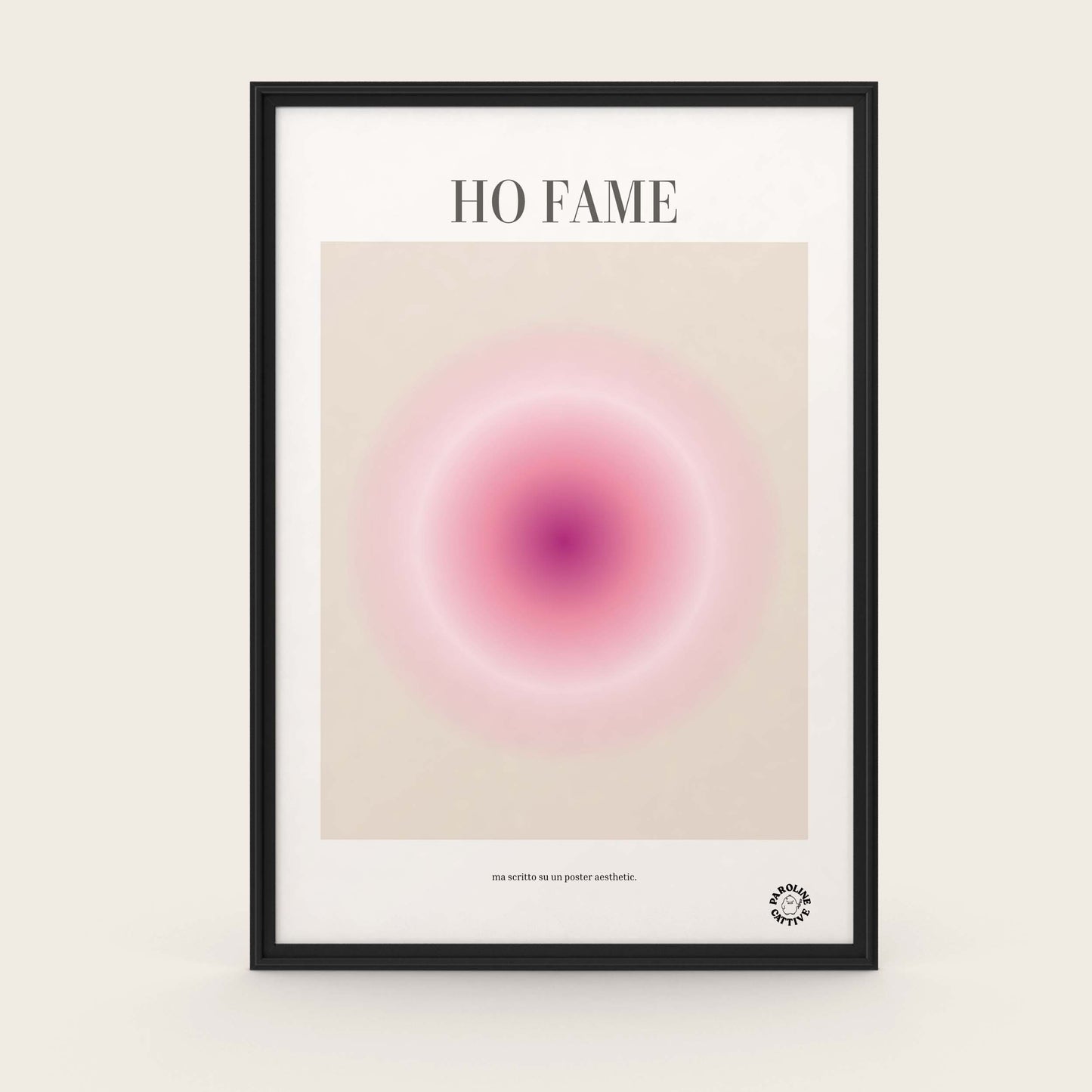 Ho fame