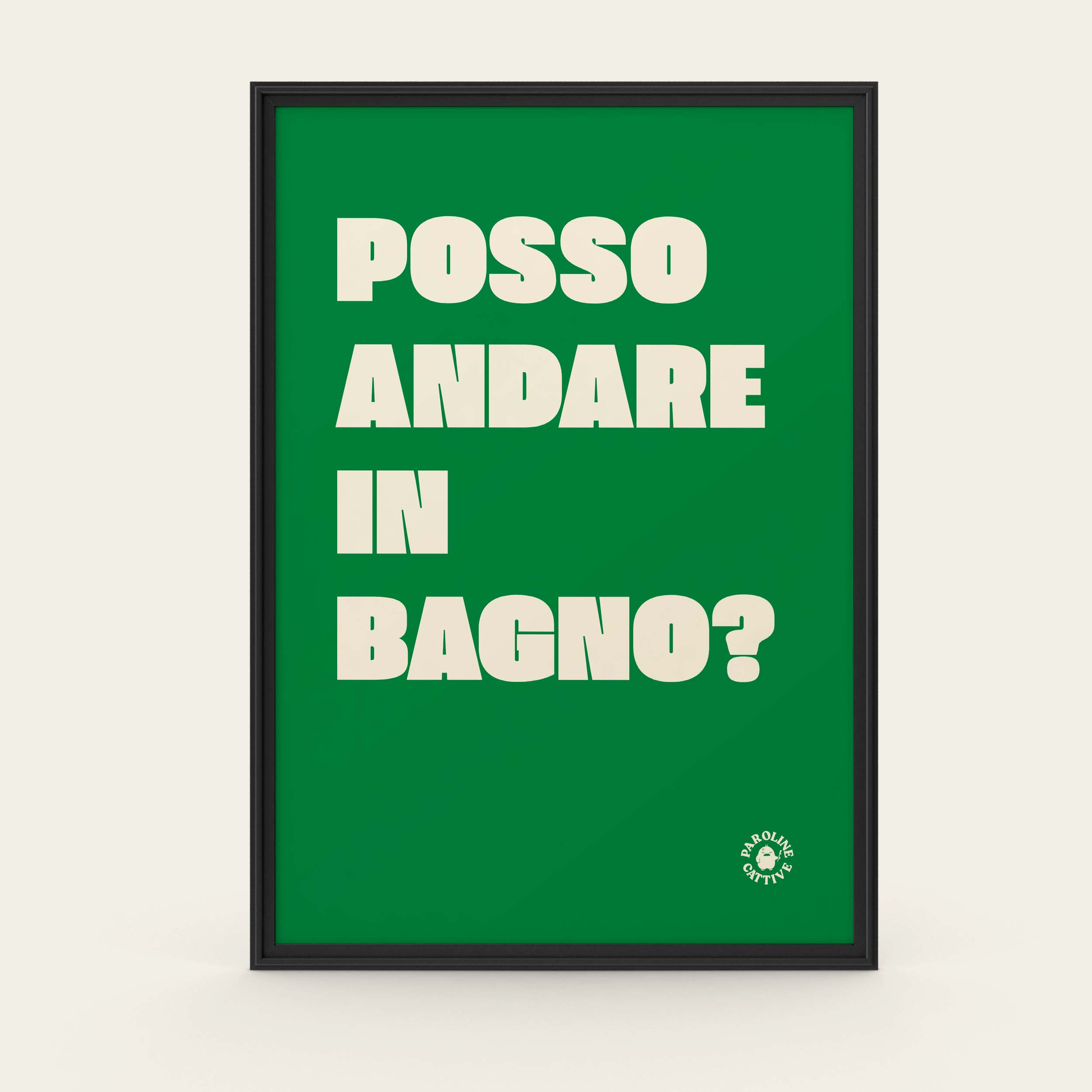 Posso andare in bagno?