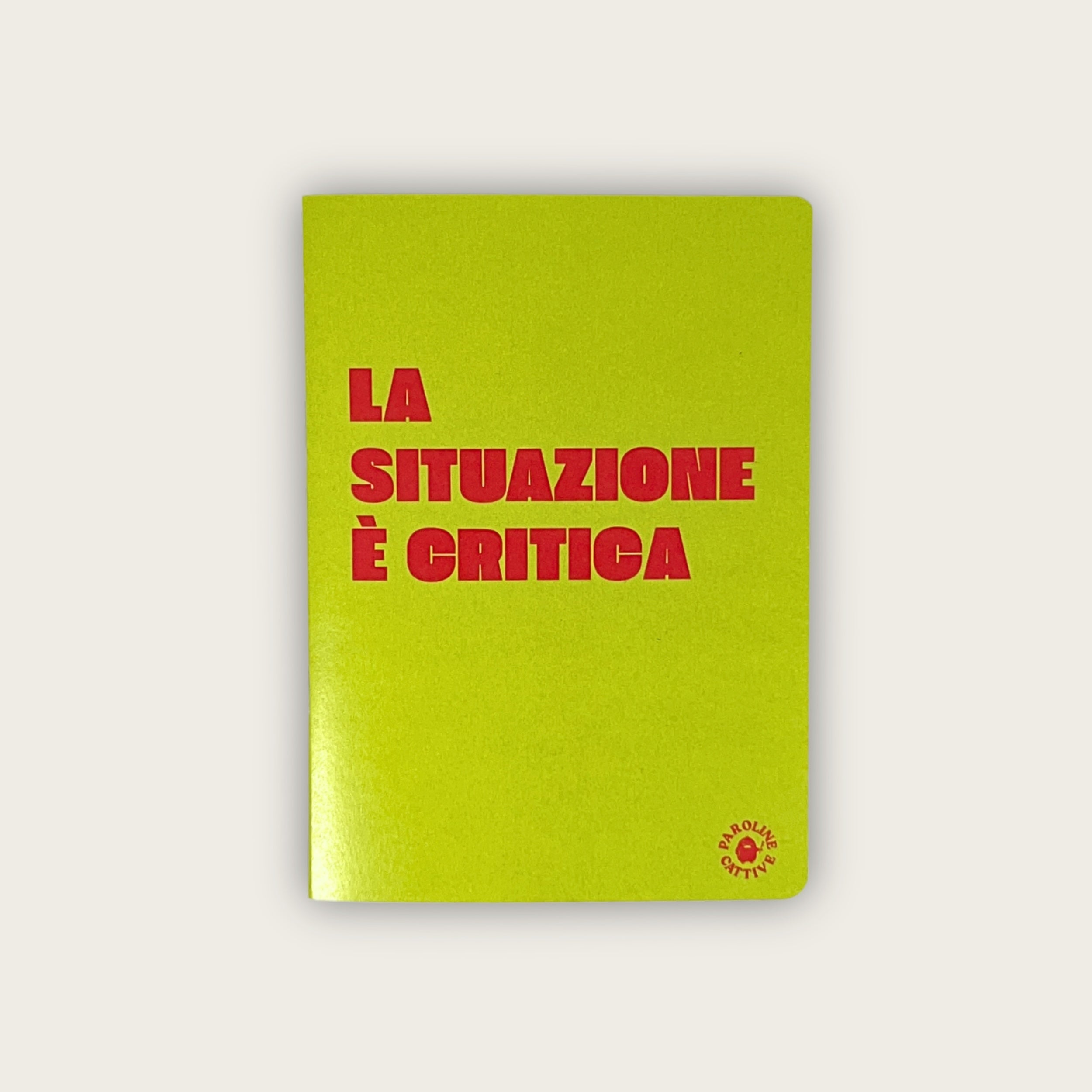 Quadernetto La situazione è critica