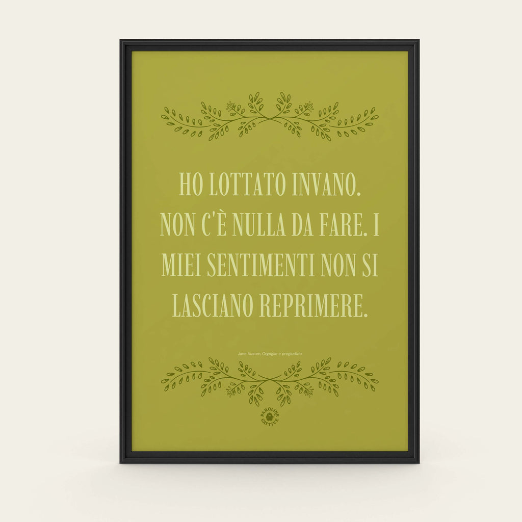 Sentimenti da reprimere