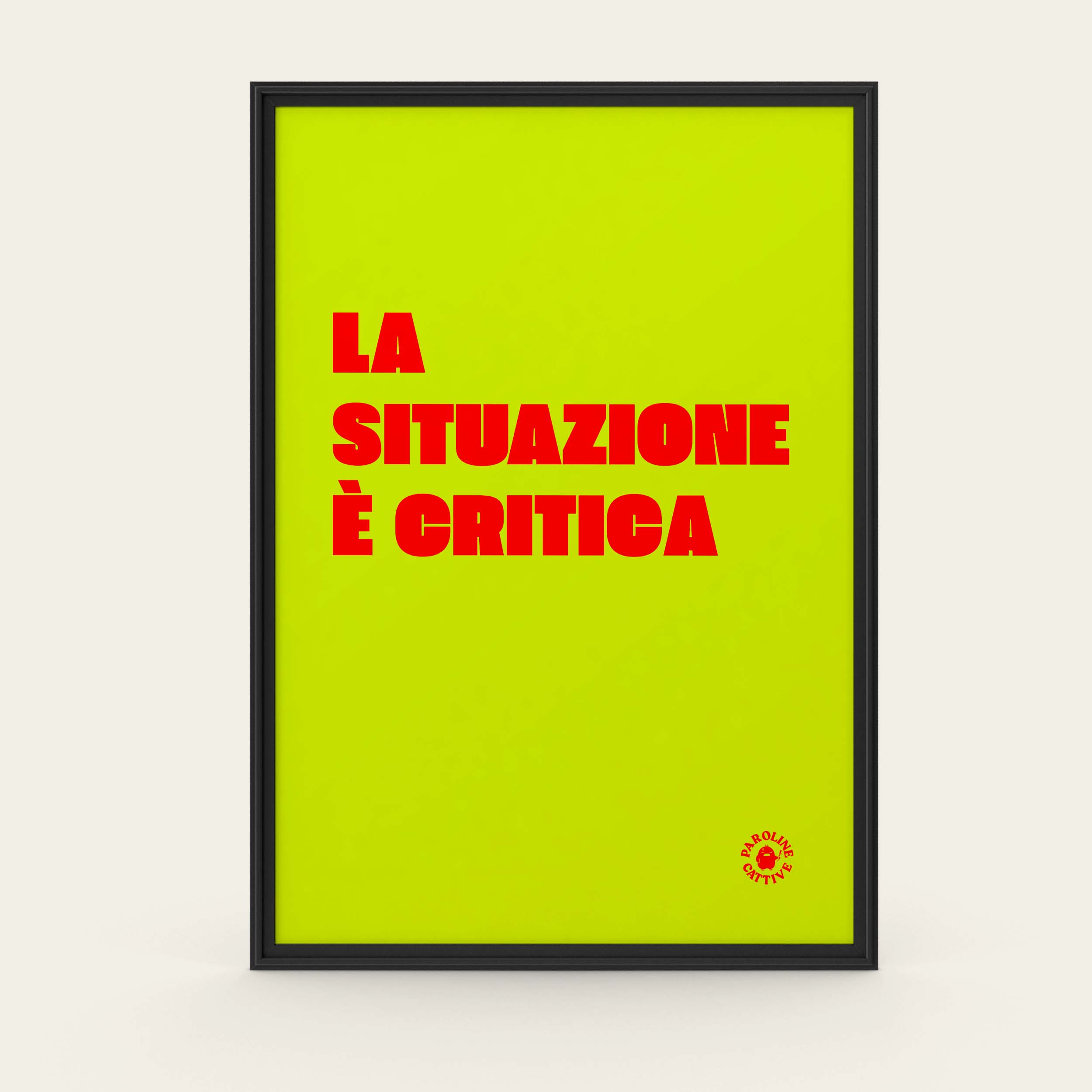 La situazione è critica