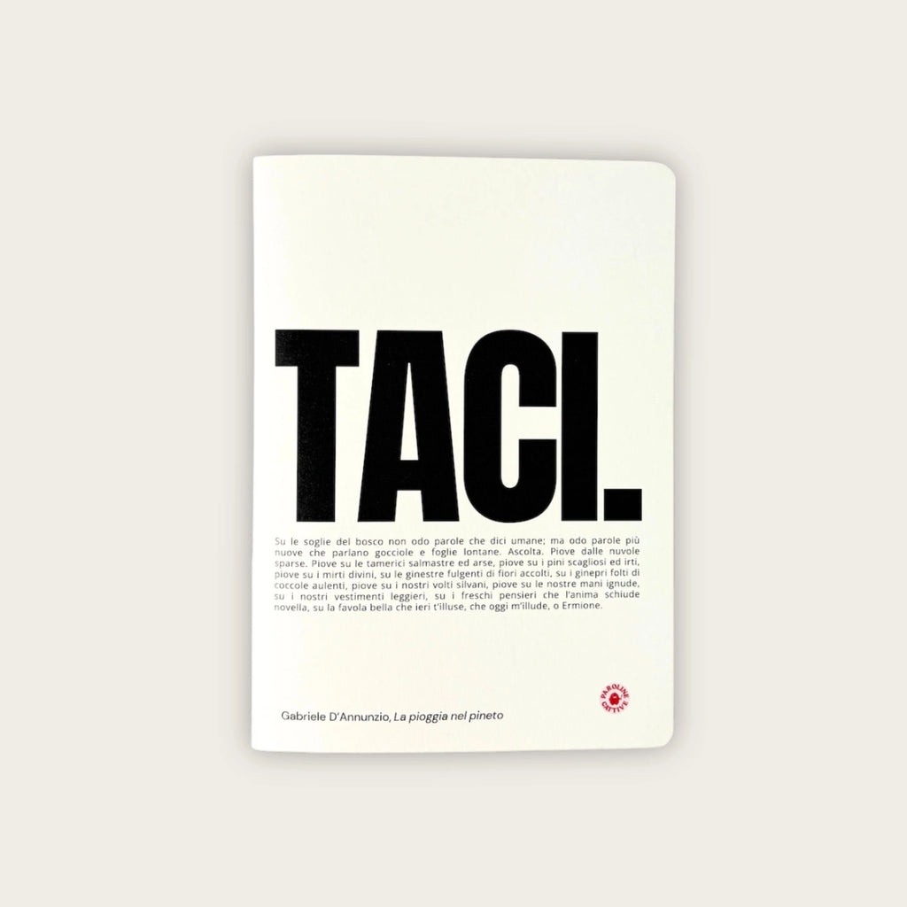 Quadernetto Taci