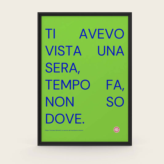 Ti avevo vista