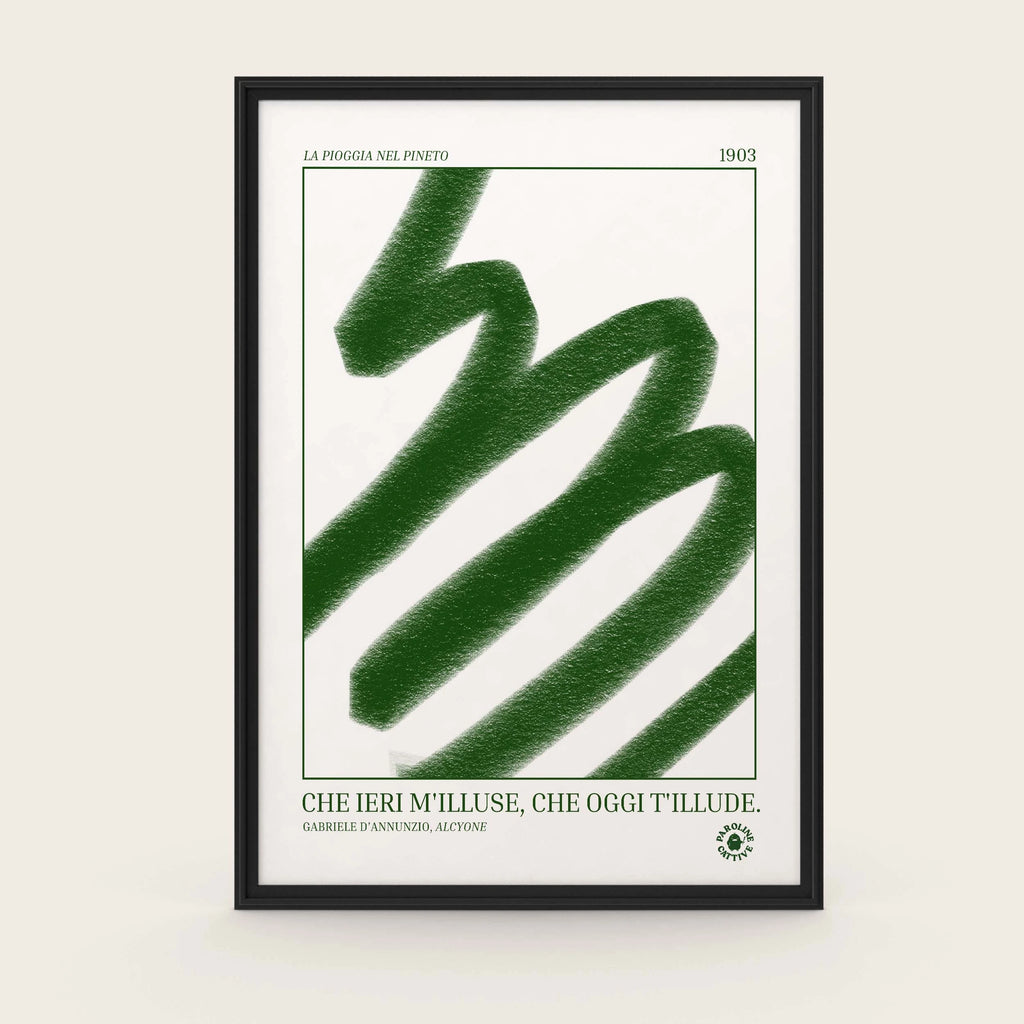 Scarabocchio Verde scuro